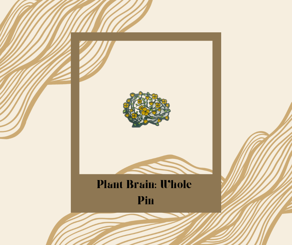 Plant Brain Pin