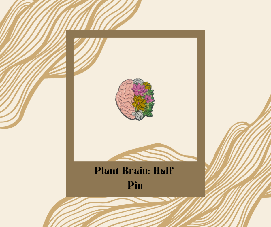 Plant Brain Pin