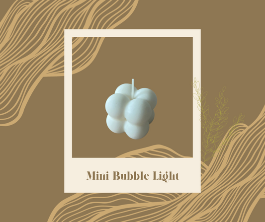 Bubble Light Candle